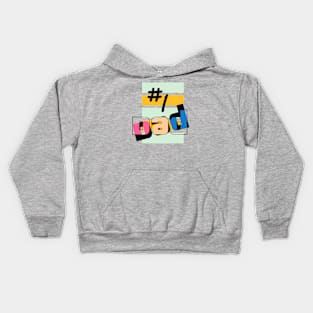 #1 its Dad // Funny gift // Funnytee Kids Hoodie